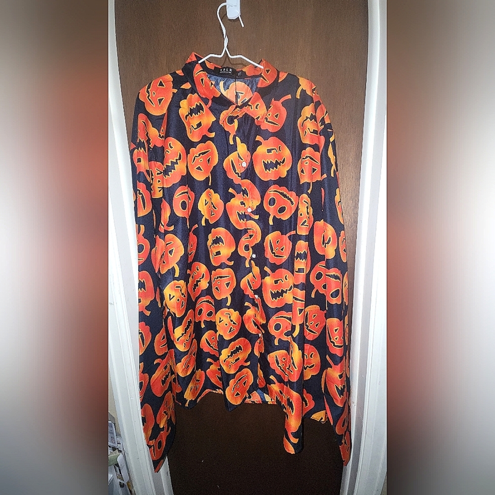 SSLR 4XL Jackolantern Button Down.